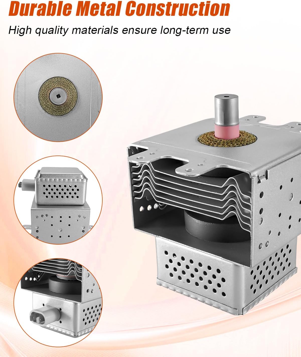 2M261-M32 Microwave Magnetron Compatible with Panasonic Whirlpool LG Kenmore, Replace 2M236-M32 2M236-M42 W10245183 W11346197