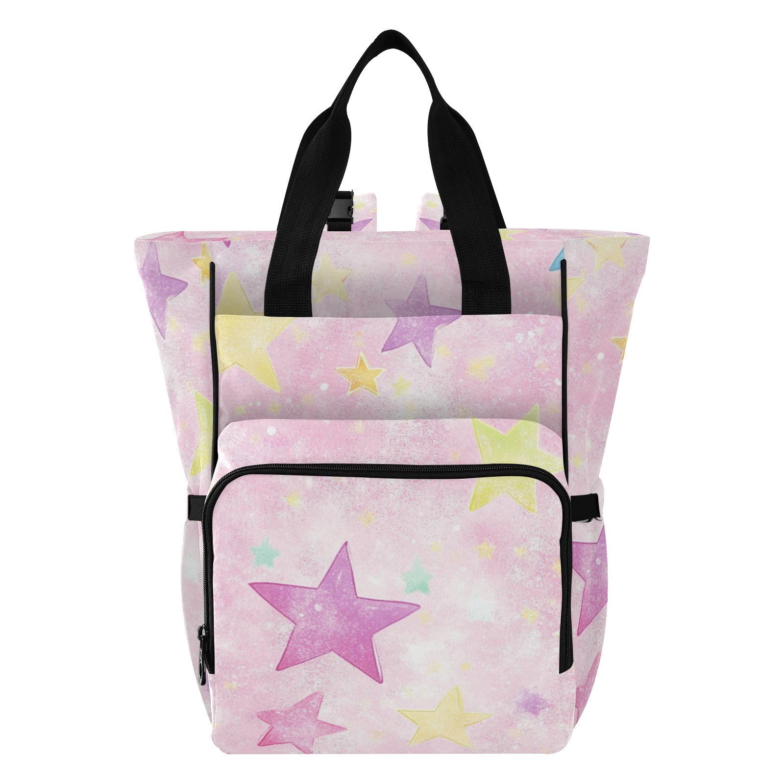 Torba na pieluchy Plecak dla mam tatusiów Sweet Blush Color Star