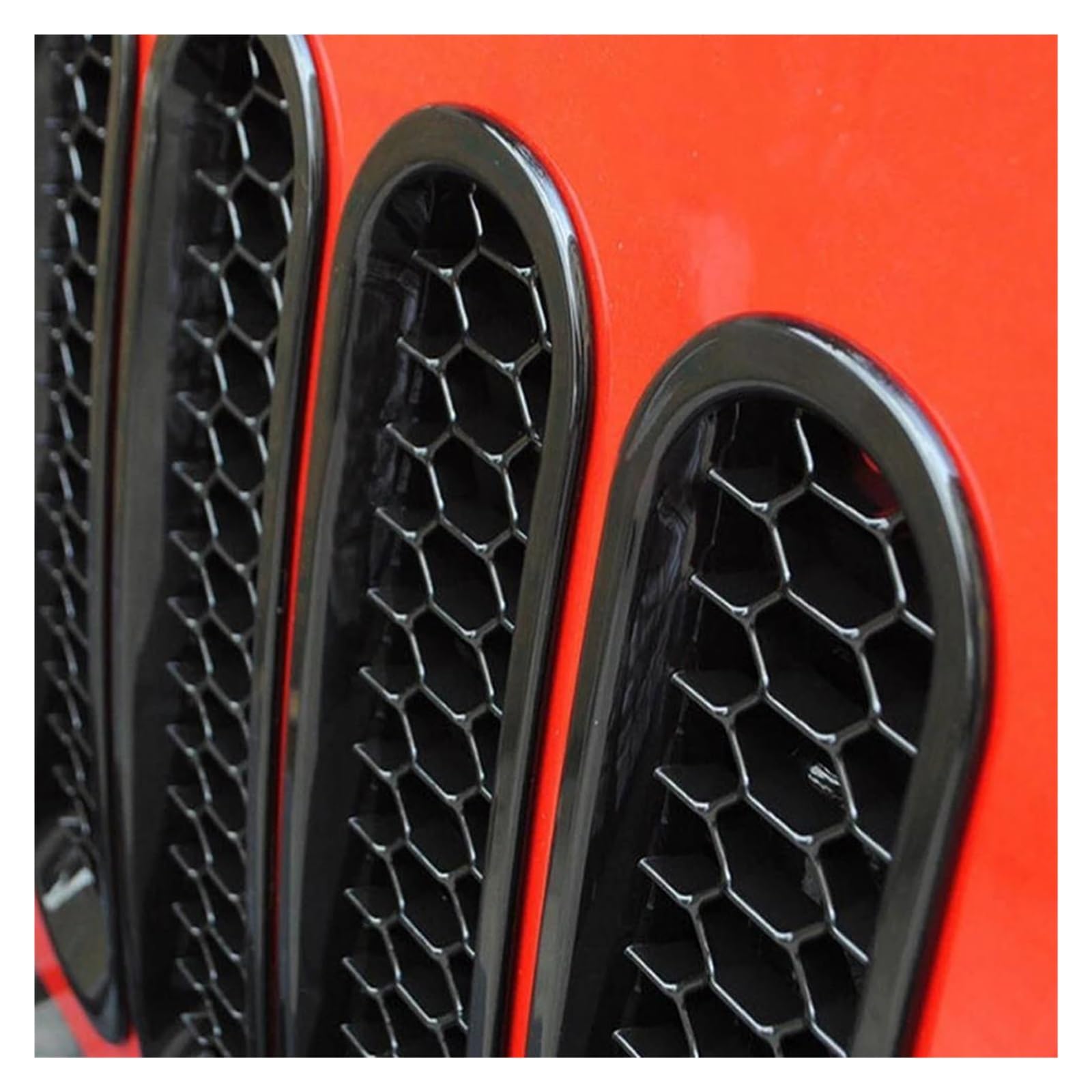 Auto Paraurti Anteriore Griglia Griglie Per Jeep Per Wrangler JK Inserti Griglia Anteriore E Cornice Copertura Fari Inserto 07-18