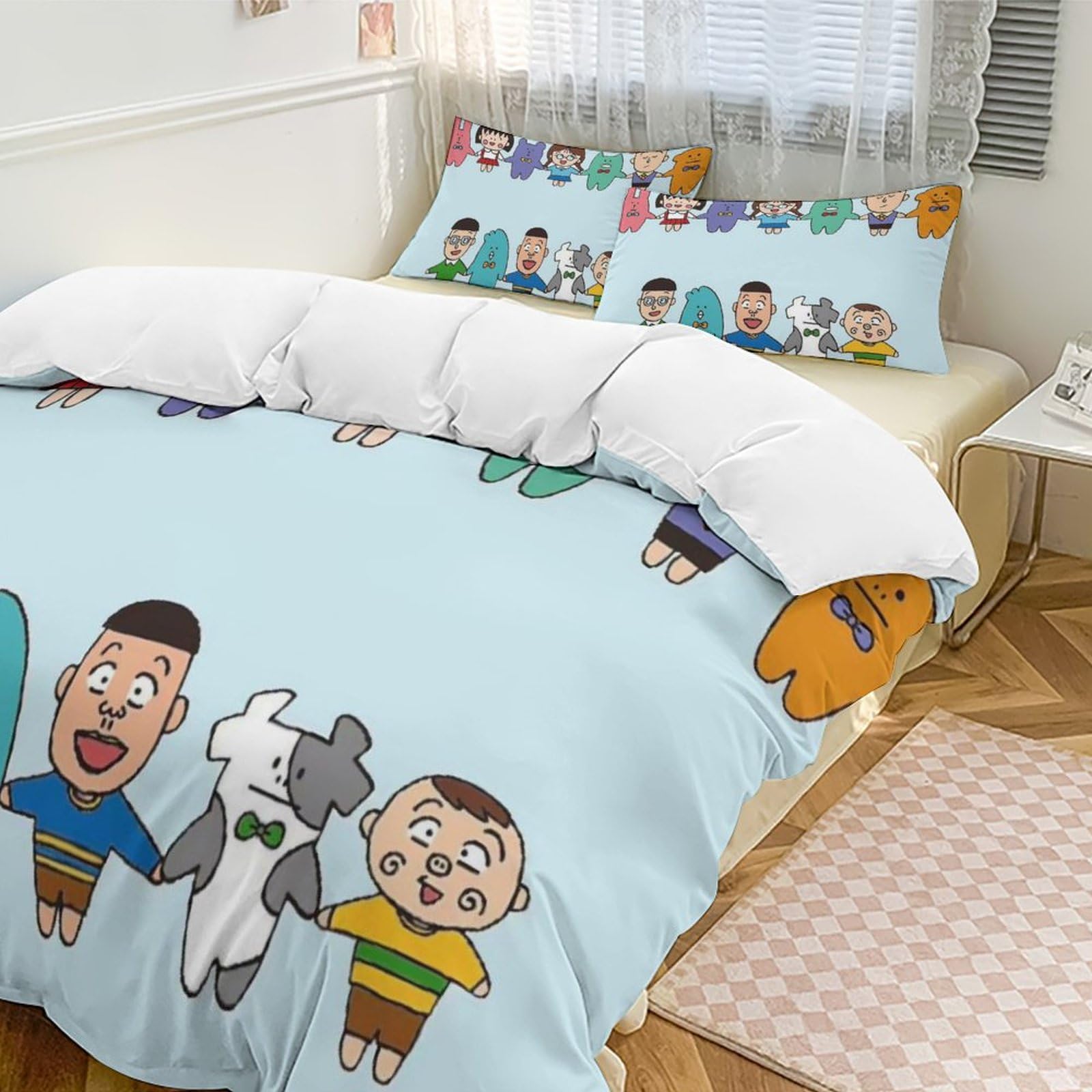 Amazon｜ちびまる子ちゃん 寝具セット シングル寝具カバーセット