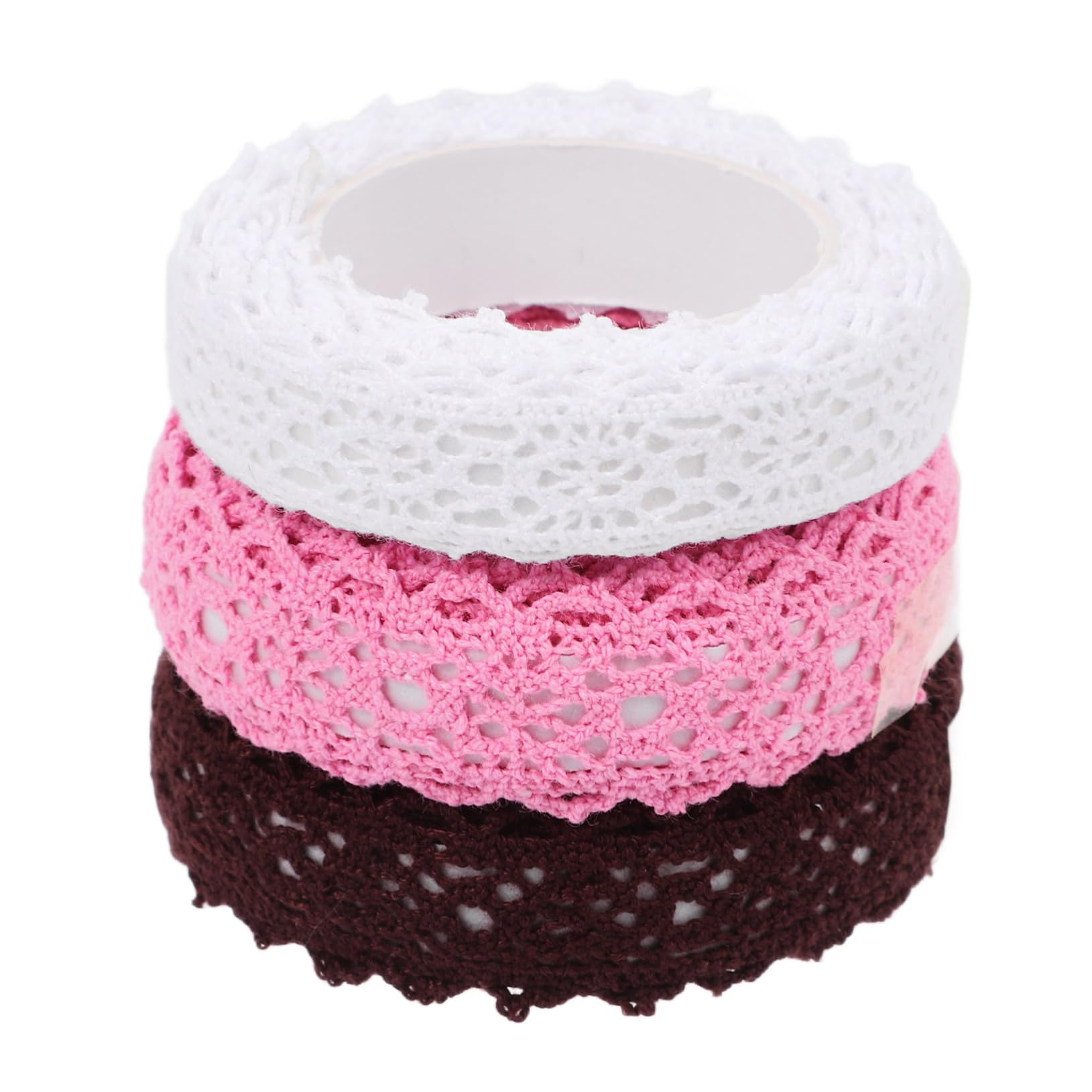Angoily 5 Series Cinta De Encaje Cintas Adhesivas Cintas De Encaje Para Manualidades Cinta Decorativa Tamaño De De Scrapbooking De Hechas A Mano Tela 3 Rollos*5