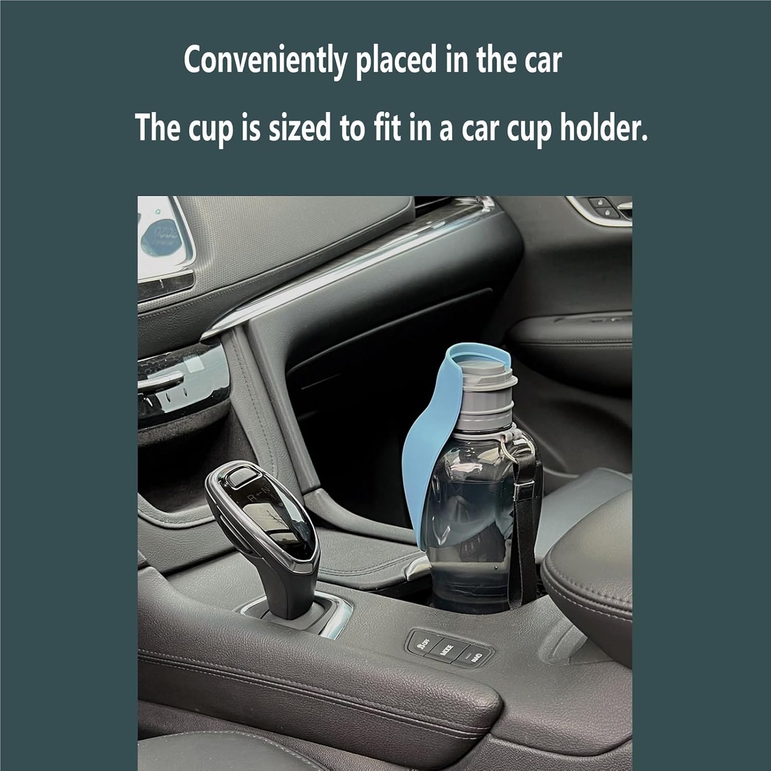 Portable Dog Drinking Bottle 800ml Foldable Dog Water Bottle Spill Proof BPA Free Food Grade for Dogs Travel Walking Hiking Park(Blue)