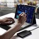 UnionSine 1TB Ultra Disque dur externe Slim Portable HDD-USB 3.0 Stockage pour PC, Mac, ordinateur portable, PS4, Xbox un, Xbox 360-(Noir)
