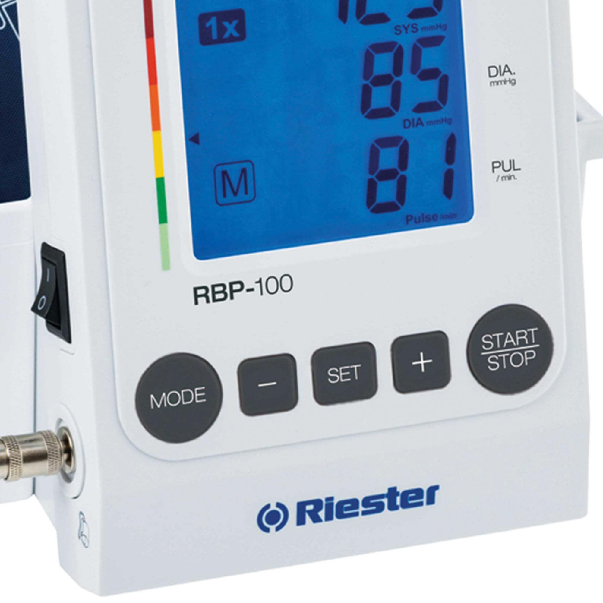 RIESTER - Tensiómetro de mesa RBP 100, nivel clínico, digital, rápido y fiable, 49960