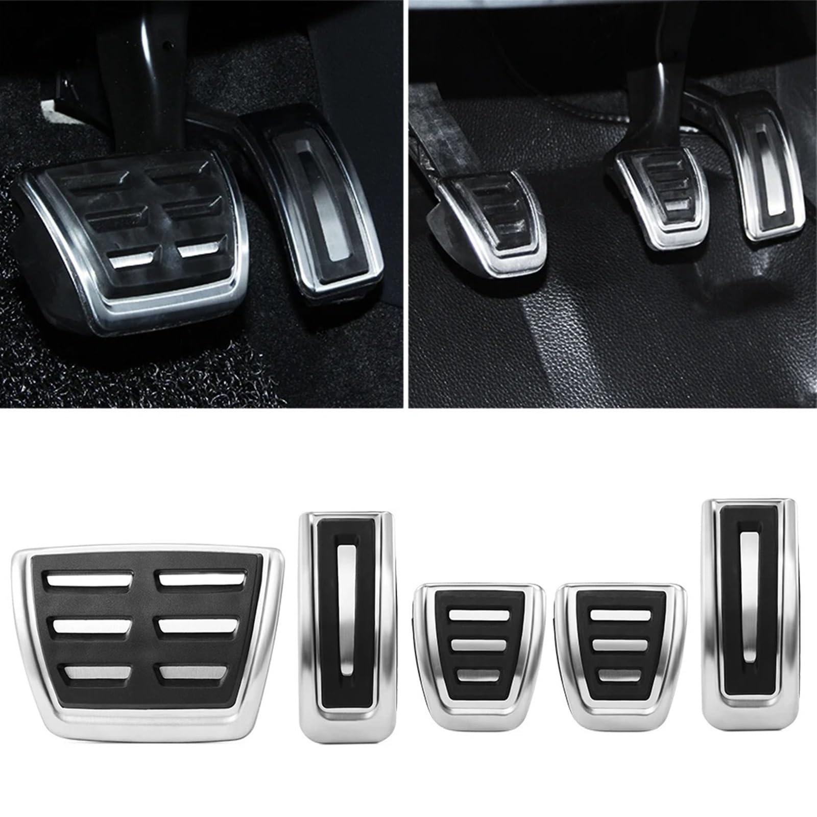 Osłona pedałów samochodowych pasuje do Skoda For Fabia For Rapid For Rabia dla Octavia dla Roomster osłona pedału samochodowego z kierownicą po lewej stronie gazu pedały hamulca pedały nożne do