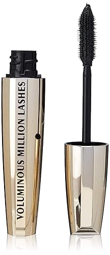 Vista 37 de L'Oreal Paris Voluminous Million Lashes máscara, 0.3 onza, negro marrón Lavable Negro Marrón