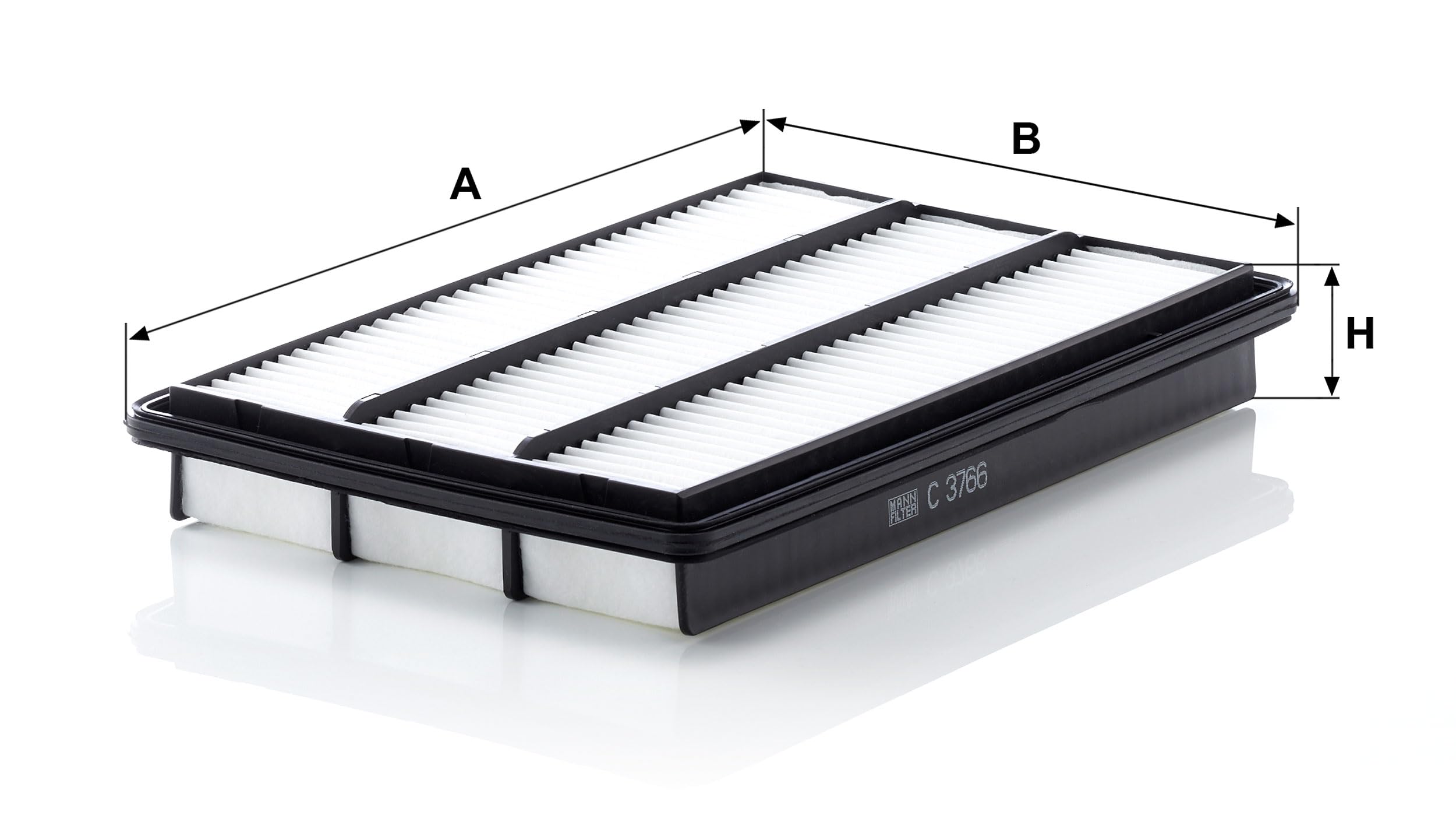 5x MANN-FILTER C 3766 LUFTFILTER 5-STÜCK