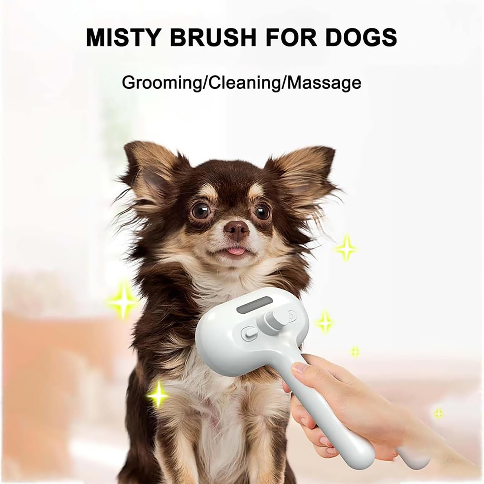 Catosnap Brush, Easepicks Dog Brush, Furrybasics Pet Grooming, Labradorcharm Steam, Pet Hair Removal Comb With Steamer, For Shedding & Grooming (Green)