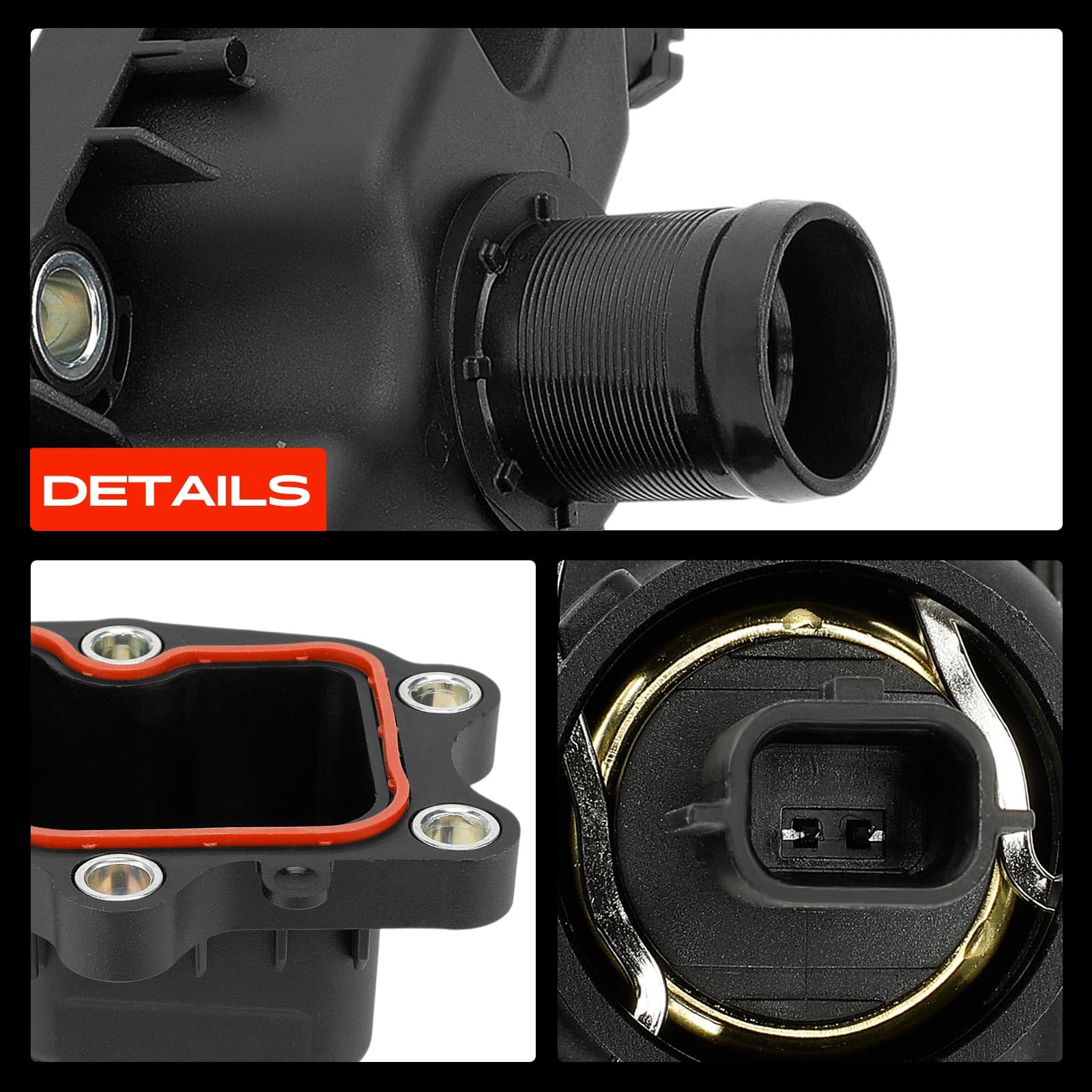 Frankberg Refrigerante del Termostato Benzina 2-Poli Compatibile con Twingo III BCA BCM Fortwo Cabriolet 453 Fortwo Coupé 453 Replace# 2812010180