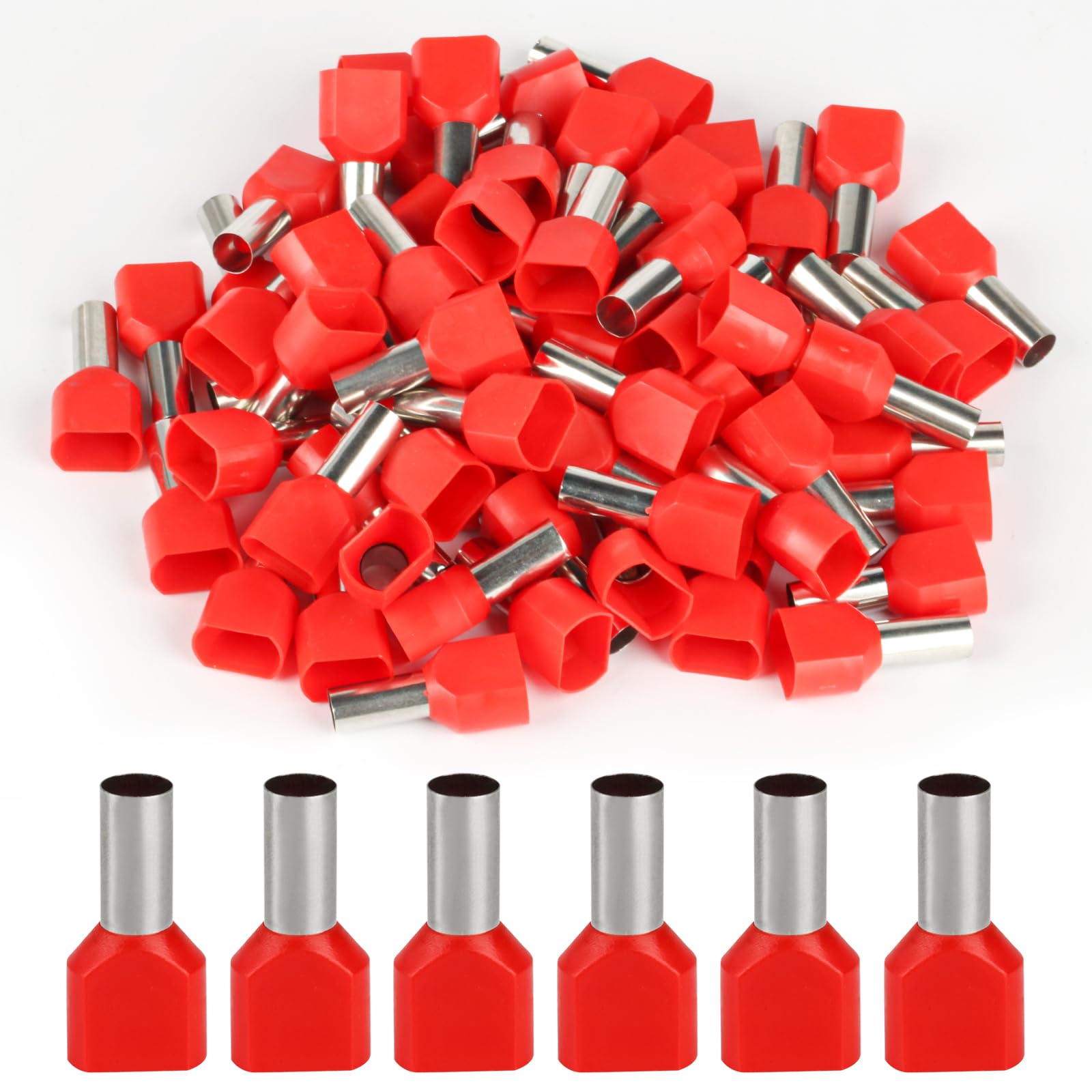 Kit Terminali A Crimpare Elettrici 130 Pezzi - Per Cavi Fino A 10mm² - Foto 2