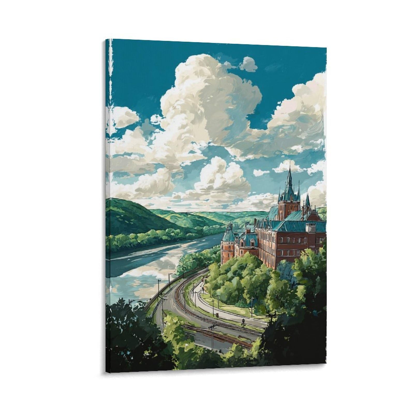 ZBBGGOZ Altoona Poster 08x12inch(20x30cm) Canvas Wall Posters And Art Picture Print Modern Family Bedroom Decor