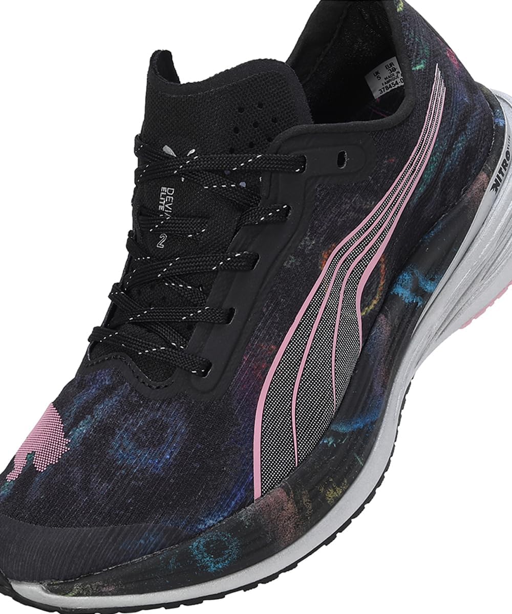 PUMA Womens Deviate Nitro Elite 2 Running Sneakers Shoes - Green