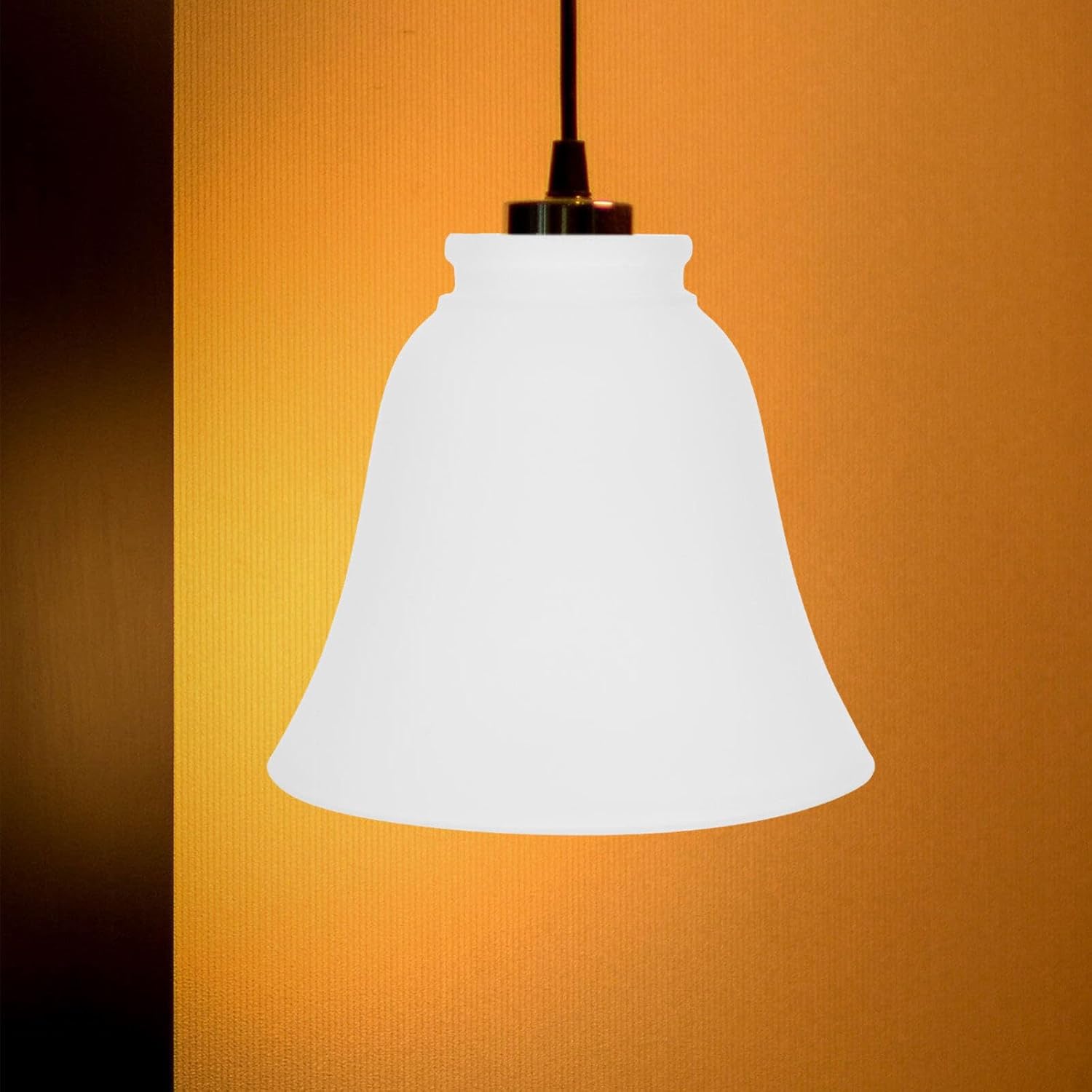 Hanging Lamp Frosted Glass Shade Replacement for Light Fixtures and Easy to Install for Ceiling Wall and Pendant Lighting Home Settings