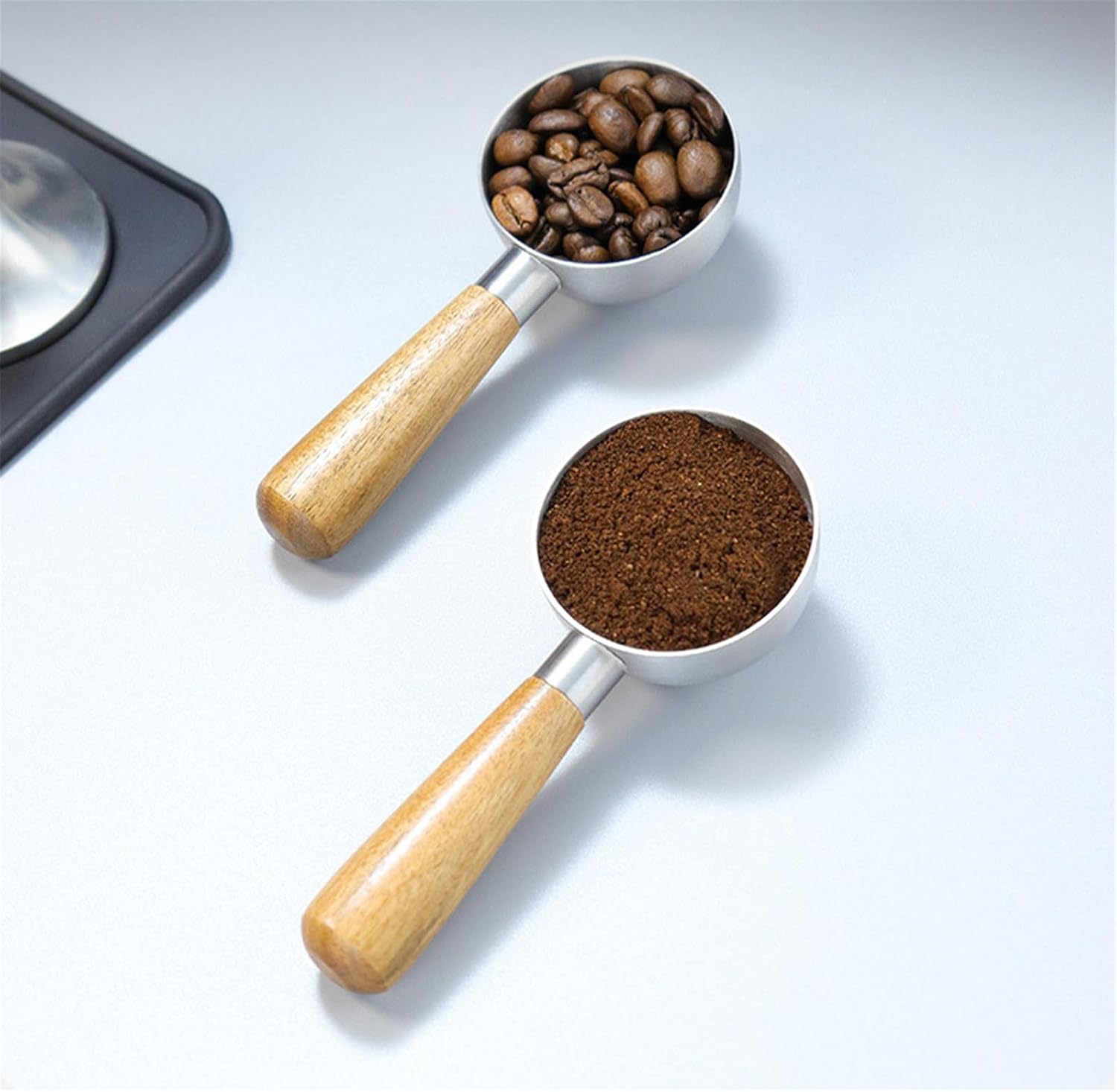 Powder Spoon Coffee Brewing Tool Coffee Spoon with Wood Handle Brewing Utensils Perfect for Powder