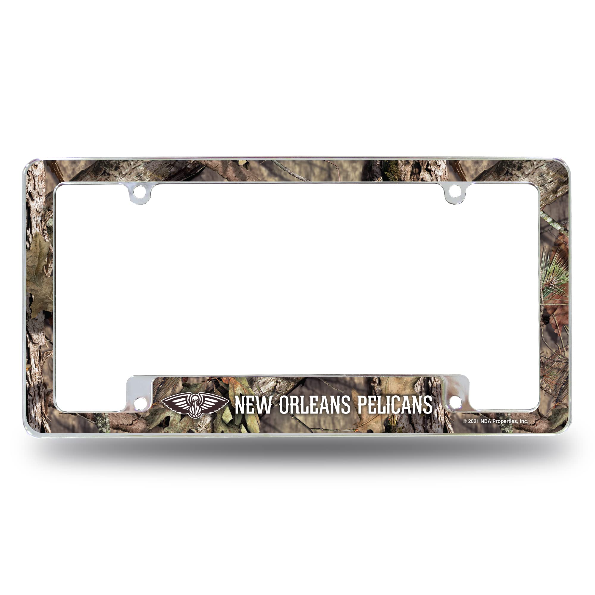 Rico AFC78030BMO Pelicans/Mossy Oak Camo Break-Up Country All Over Chrome Frame (Bottom Oriented)