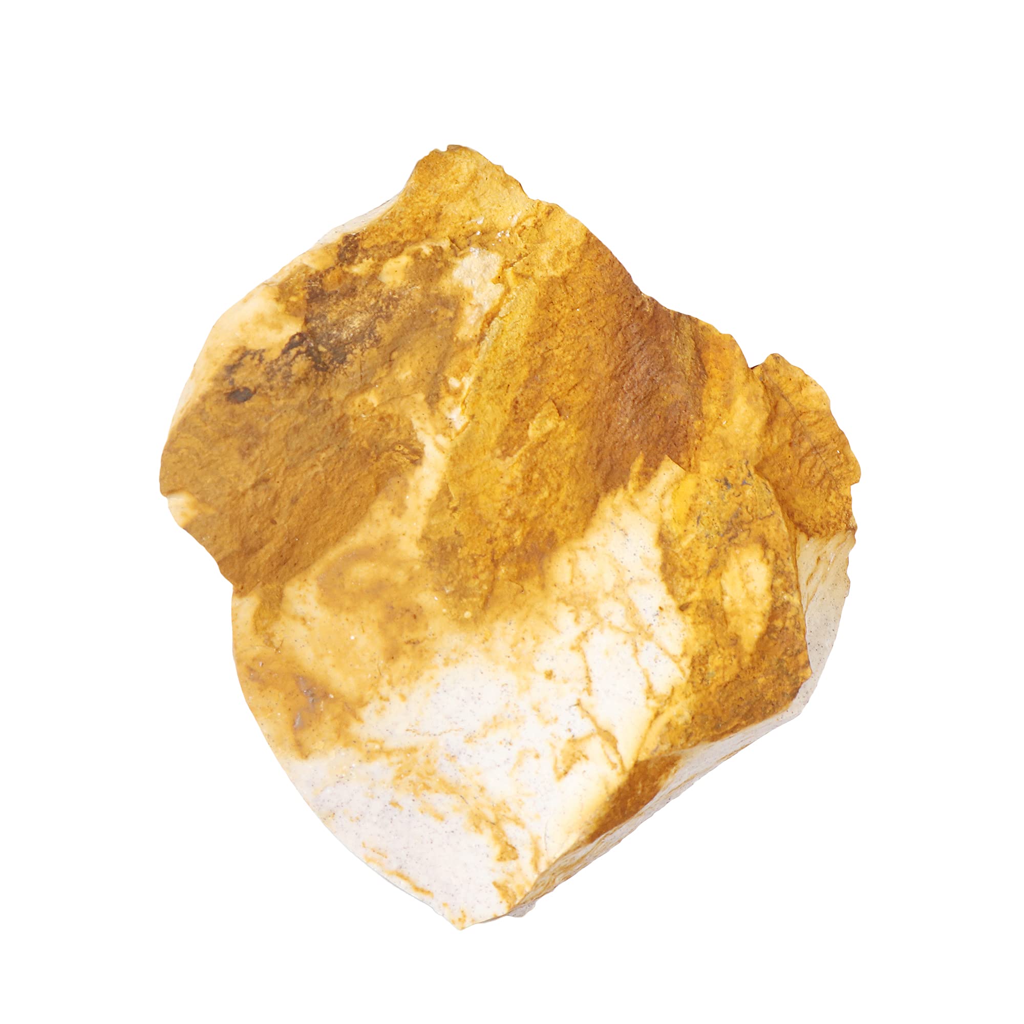 223.05 Ct. 1 pc Natural White & Yellow Mookaite Jasper Rough Raw
