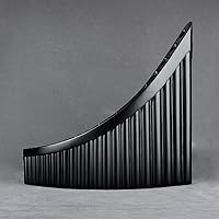 Vista 9 de 22 tubos G Key Profesional Black Pan Flauta China Tradicional Instrumento Musical Tubos Fácil de Aprender con Exquisitas Tubos de Pan Marrón Flauta