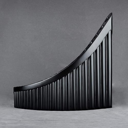 Miniatura 9 de 22 tubos G Key Profesional Black Pan Flauta China Tradicional Instrumento Musical Tubos Fácil de Aprender con Exquisitas Tubos de Pan Marrón Flauta