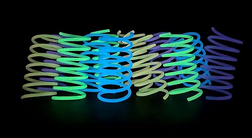 Miniatura 5 de Fashion's Talk 12 juguetes para gatos que brillan en la oscuridad para gatos de interior, juguetes interactivos de color gelatina para persecución y