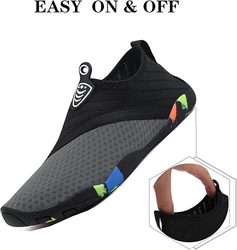 Miniatura 5 de Zapatos acuáticos para hombres y mujeres, calcetines de secado rápido, para natación, piscina, surf, buceo, yoga