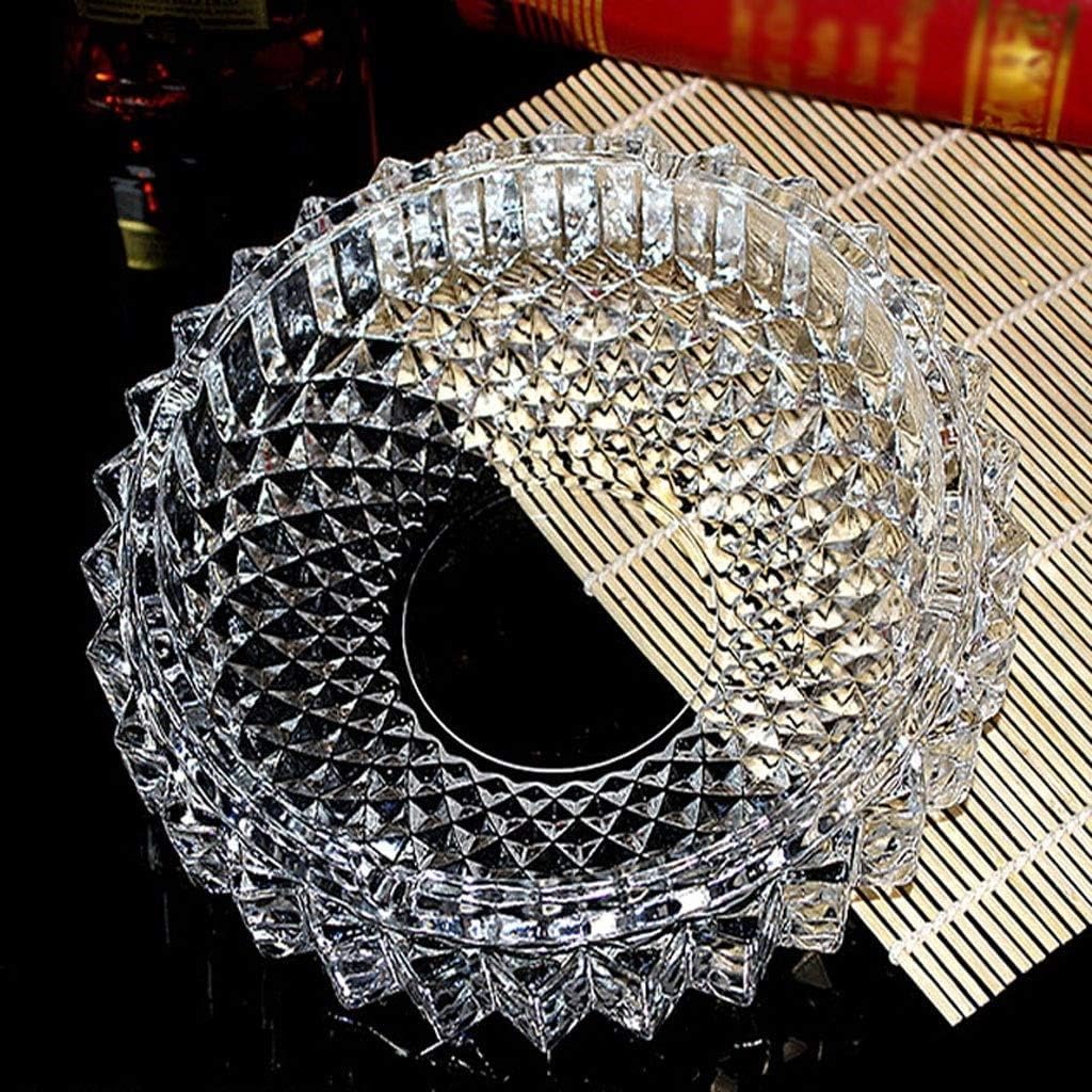 クリスタル風ガラス灰皿 Amazon.co.jp: 灰皿 ガラス 静音 大容量 卓上 クリスタル 灰皿