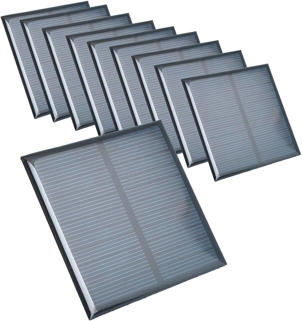 Amazon.com : 10pcs Mini Solar Panel 4V 150mA Small Epoxy ...