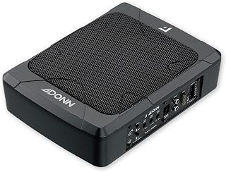 ADONN アドン V800PSW パワードサブウーファー 最大800W 薄型 アルミ筐体 RCA・スピーカー入力対応 ベースコントローラー付 車載用