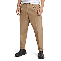 G-STAR Uomo Pleated Chino Relaxed Tapered, Beige (safari D24543)
