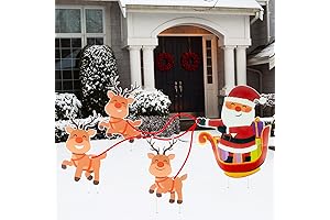 Incredibly Large Christmas Yard Decorations 4-Piece Set