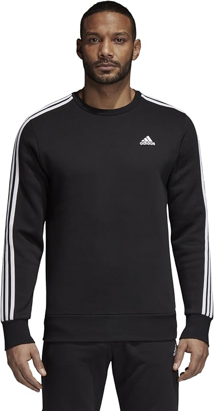 adidas Men's Essentials 3-Stripes Crew 