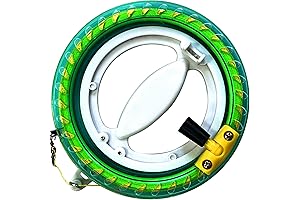 Hengda Professional Kite Winder, Durable Nylon Line Grip Wheel Kite Line Winder Spool