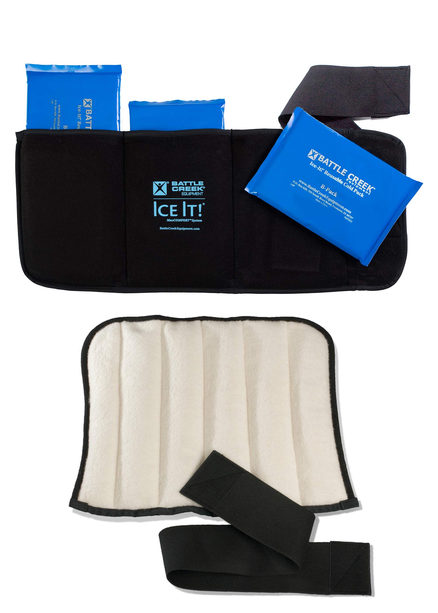 BATTLE CREEKIce It! Back Pain Kit - With Moist Heat and Cold Therapy