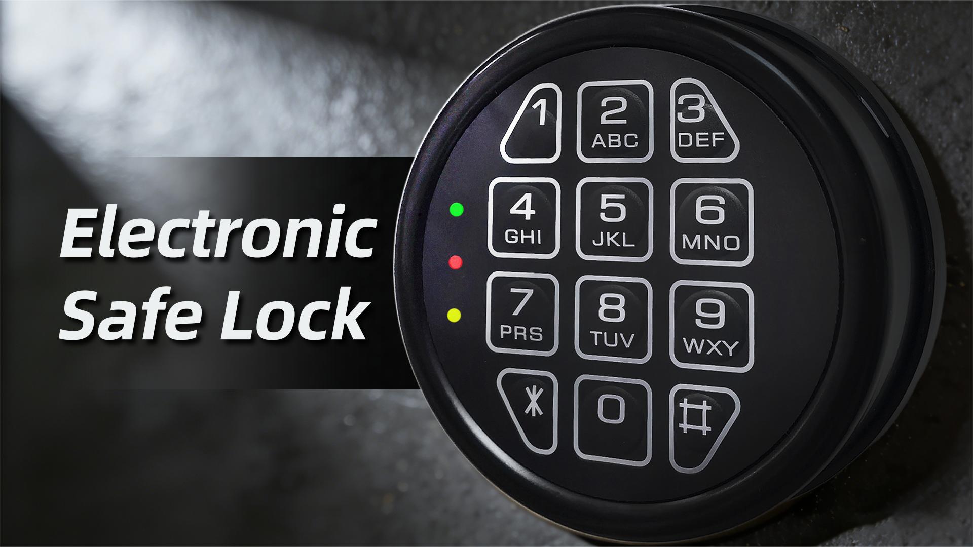 High Security Electronic Safe Lock Replacement Keypad with