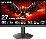 KOORUI 25" Gaming Monitor 320Hz 1ms GTG, FHD 1080P IPS Computer Display 95% DCI-P3 HDR400, Adaptive Sync PC Screen with HDMI 2.0 DP 1.4, Height Adjustable Stand VESA 75x75mm