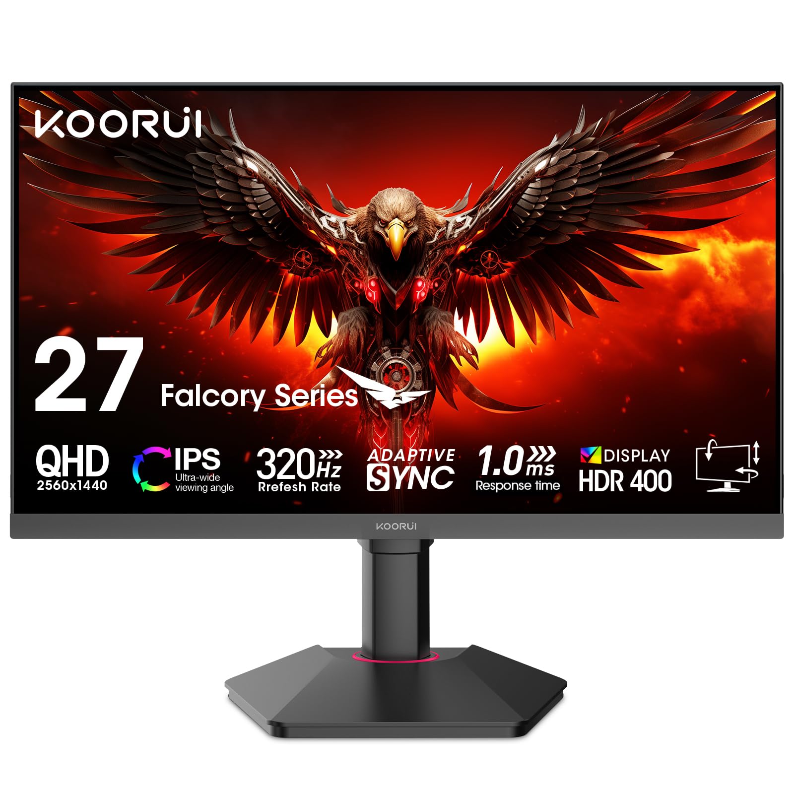 Amazon.co.jp: KOORUI 27インチモニター 仕事用モニタ FHD : パソコン