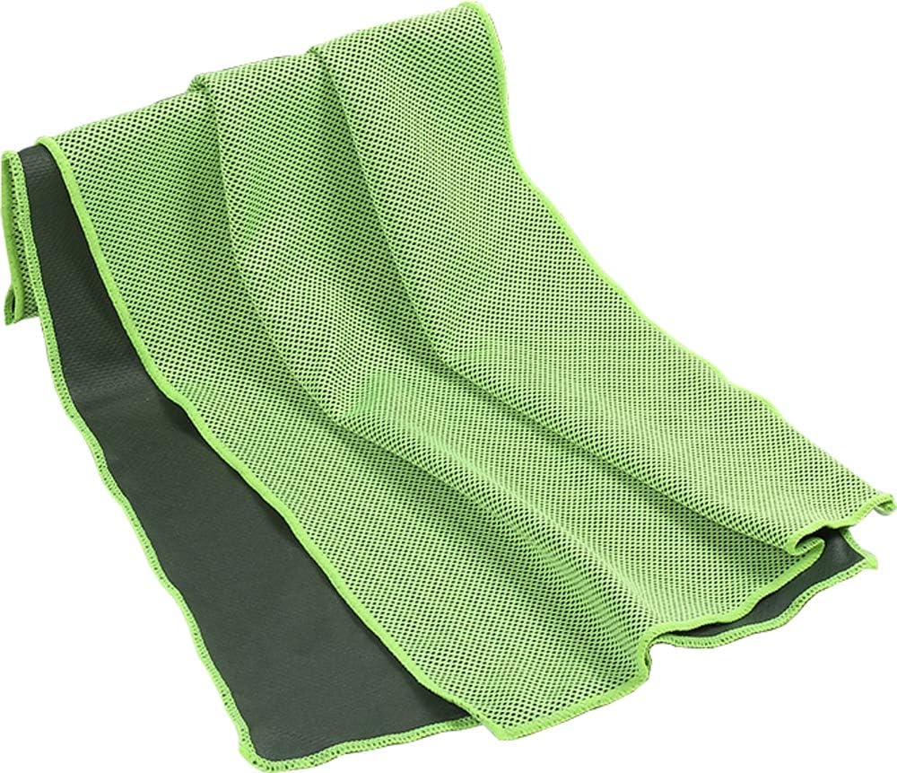 Super Cool Towel, Light Green, 15.7 x 31.5 inches (40 x 80 cm)