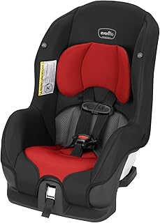 red convertible car seat