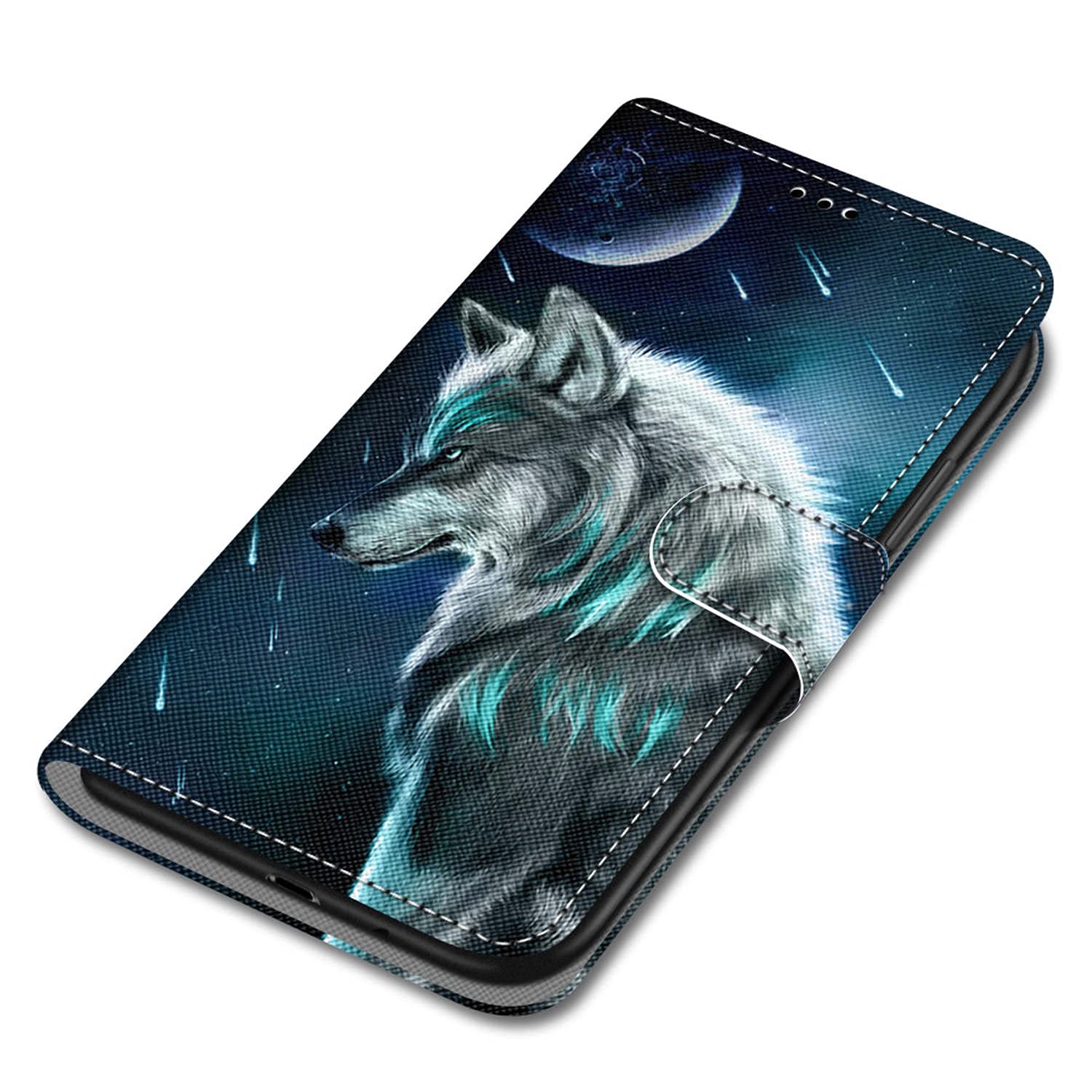 Custodia Portafoglio In Pelle PU Per IPhone 6/6s - Con Slot Porta Carte E Supporto Per Video, Flip Cover Magnetica