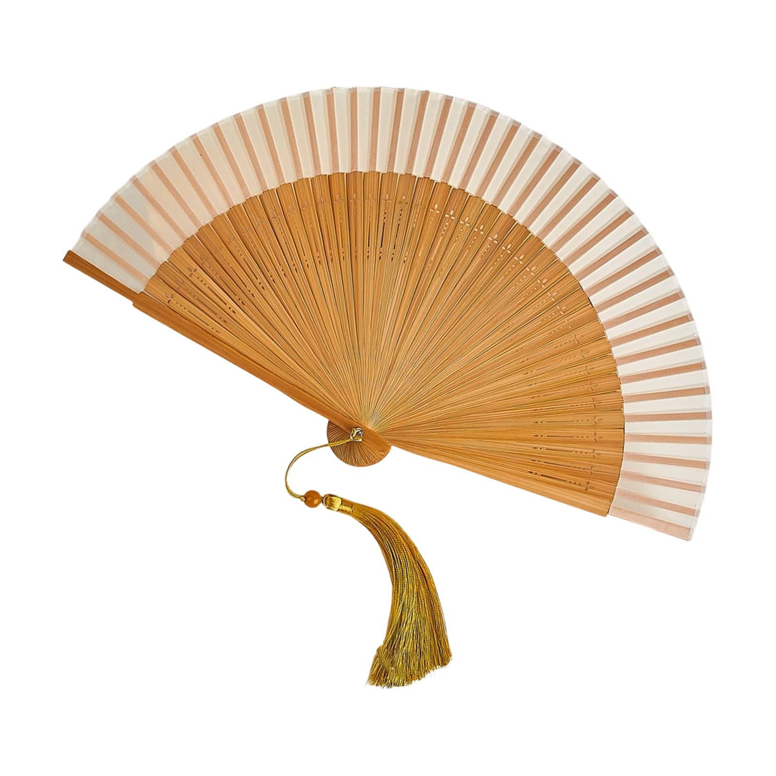 ZEPFJHE Wooden Hand Fan Hollow Carved Wood Decorative Hand Fanned, Retro Foldable Chinese Fanned Photography Props for Womens Hollow Carved Wood
