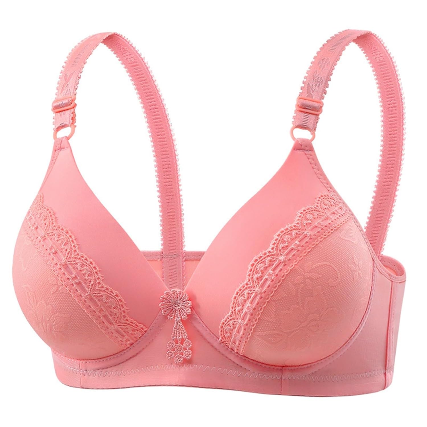 Womens No Underwire Bras Plus Size Comfort Soft Bras Supportive Bralettes Cute Strong Support Sports Bras
