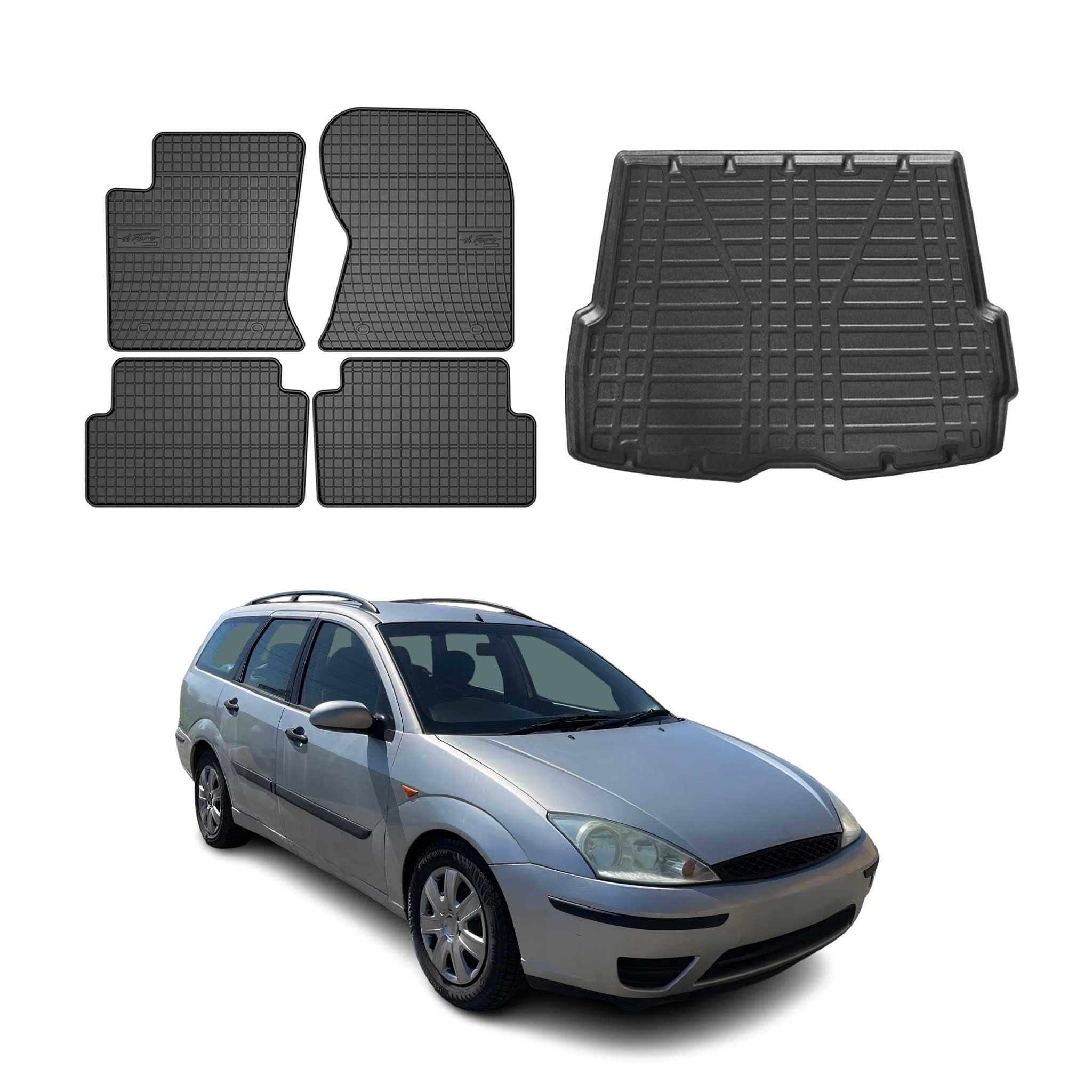 Automat Ford Focus | Rubber kofferbakmat Ford Focus