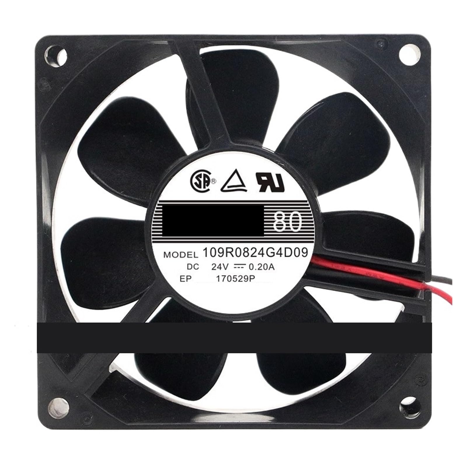 TPKMVGAP 109R0824G4D09 8025 24V 0.20A 8CM Cooling Fan 80 * 80 * 25MM