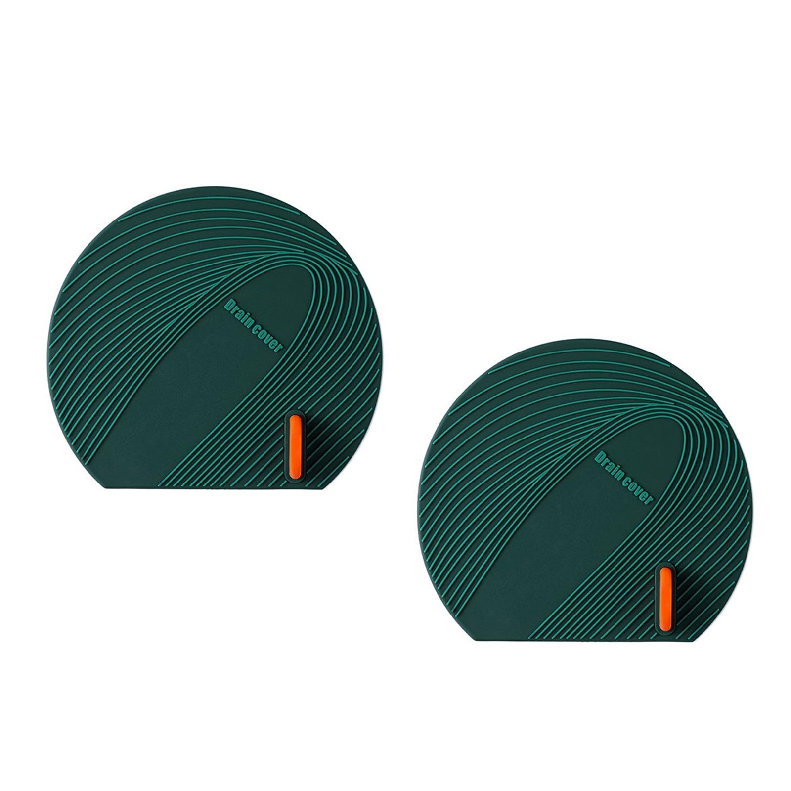 Tfaoys D Silicone Rain Covers 2 Pack For Home Use In Bathroom An Laundry Room Flexible Flat Suction Rain Plug Hair Stopper Protectors