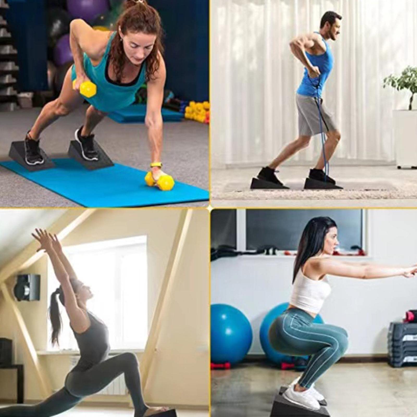 カーフレイズブロック Amazon | スクワットウェッジブロック - カーフレイズ ブロック