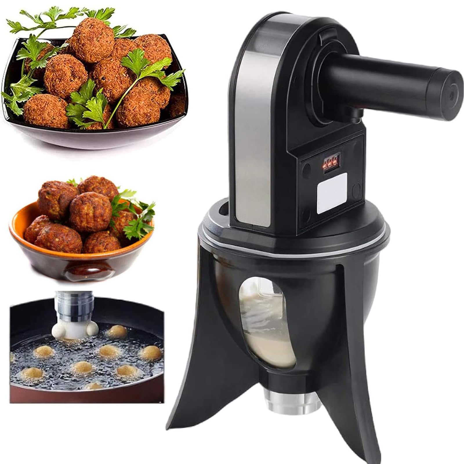Eiwitany Electric Automatic Meatball Forming Machine, Multi-Purpose Maker for Fish Balls, Glutinous Rice Balls and Sweet Dumplings