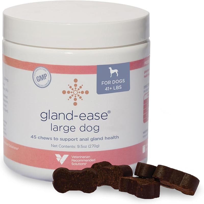 Suplemento em Mastigáveis para Cães Grandes Gland-Ease Veterinarian Recommended Solutions