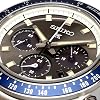 Seiko SSC939P1 Prospex Speedtimer, Solar Chronograph, Solar Chronograph, Men's Watch, Curved Sapphire Glass, Silver, Blue Bezel, Overseas Model