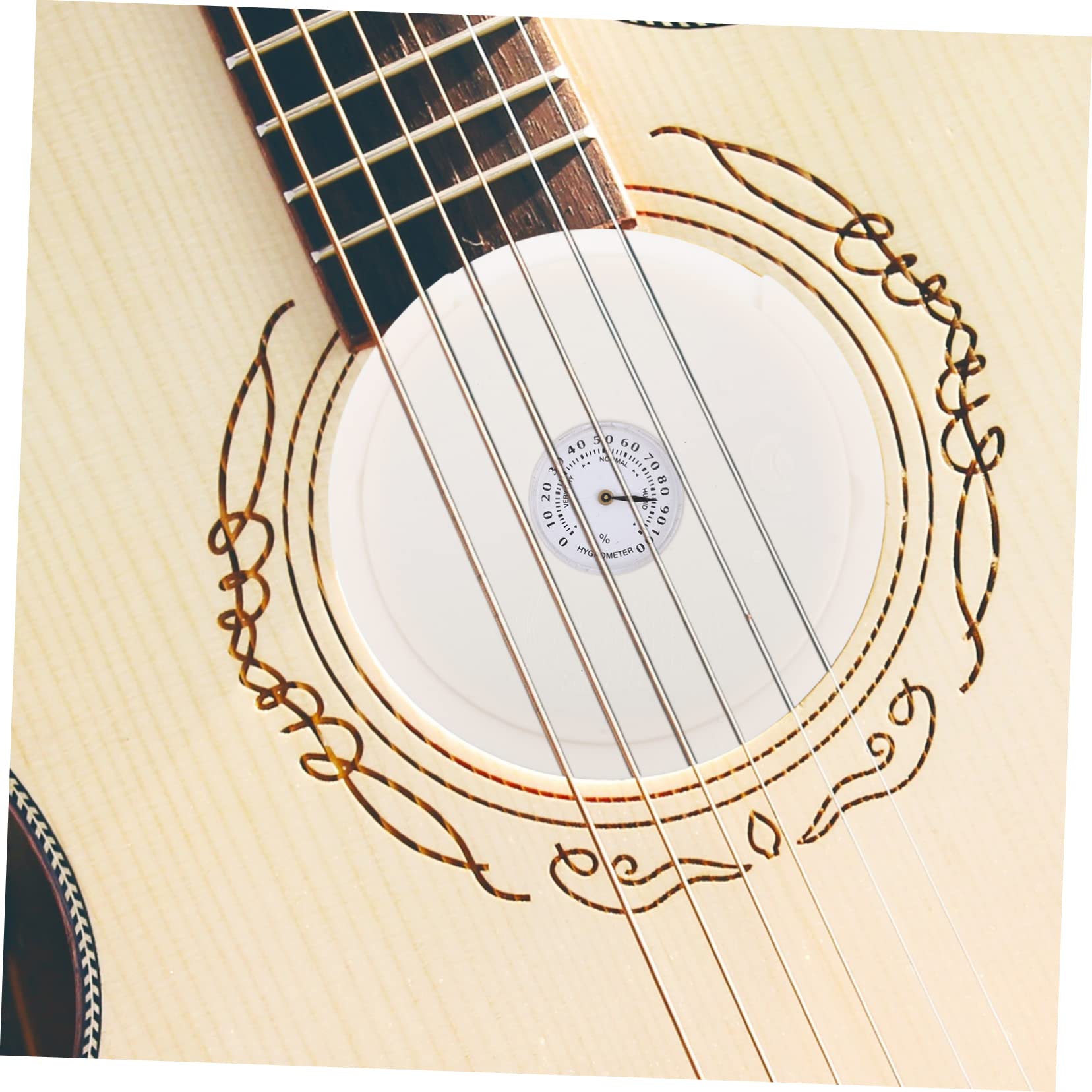 ibasenice 4pièces Guitar Humidifier Avec Hygromètre Kit Entretien Pour Guitares Acoustiques Humidité Maintien Qualité Sonore Accessoires Pour Guitare Folk Et Acoustique
