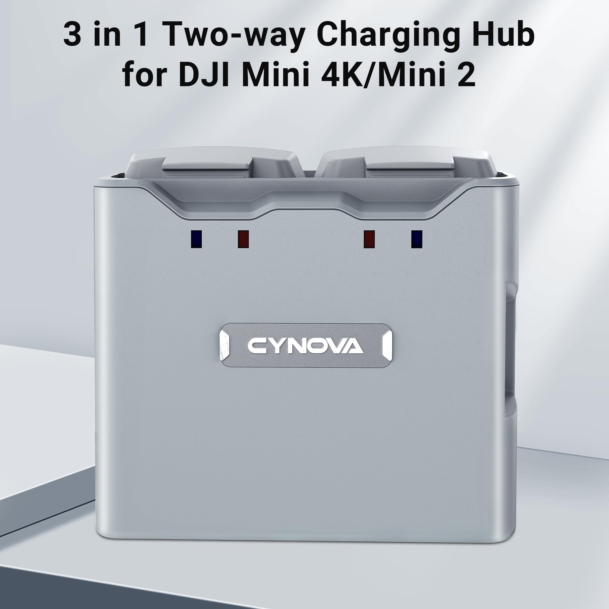 CYNOVA DJI Mini 4K - Estación de carga dual para Mavic 2 y SE, Power Bank portátil, accesorios