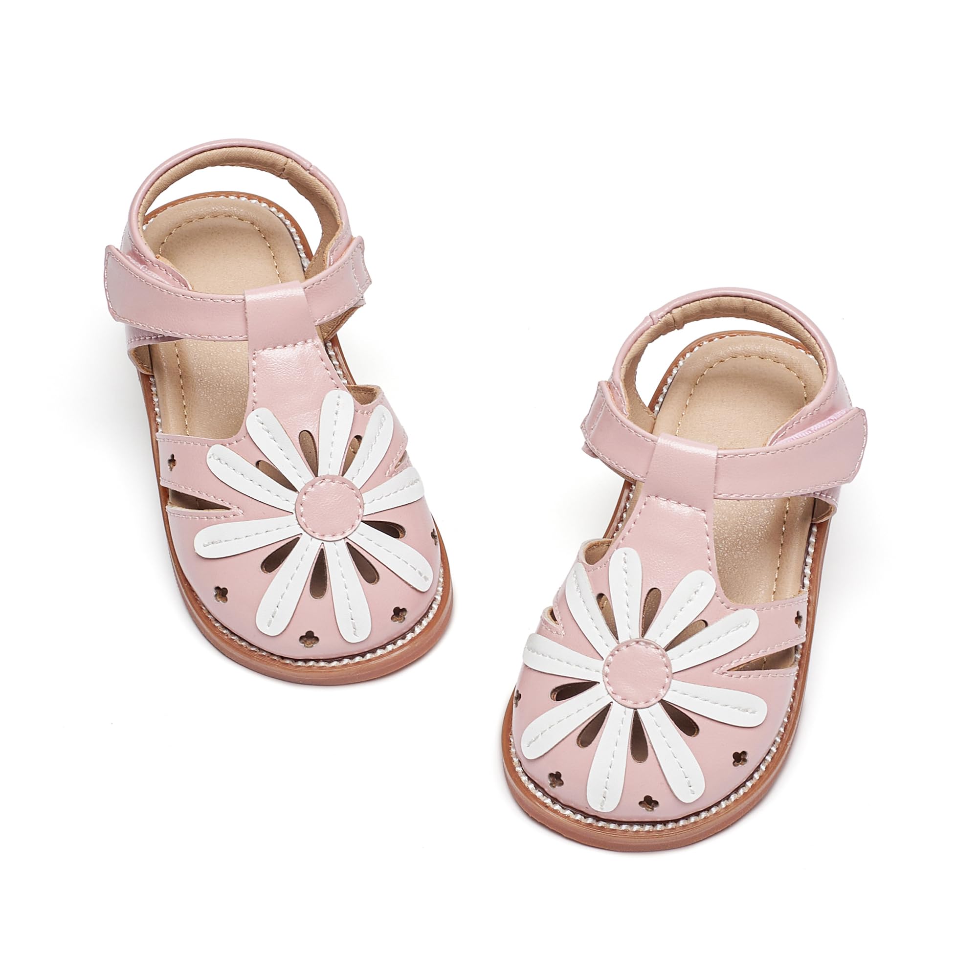 Otter MOMO Toddler Little Flower Girl Sandals Princess Dress Shoes Wedding